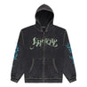 RIPNDIP SQUABBLE UP HOODIE-BLACK VINTAGE WASH