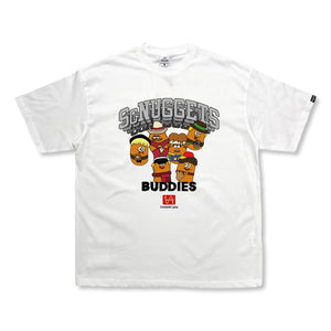 2ND CLOSET SCNUGGETS BUDDY PRINTED T-SHIRT-WHITE