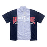 2ND CLOSET HARDCORE TURE LOVE SHIRT COLLAR T-SHIRT-NAVY
