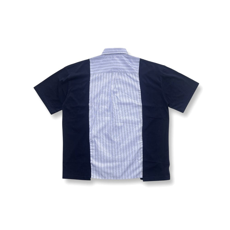 2ND CLOSET HARDCORE TURE LOVE SHIRT COLLAR T-SHIRT-NAVY