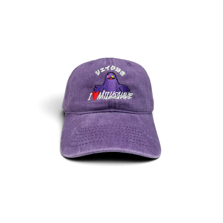 2ND CLOSET “LOVE MILKSHAKE ” WASHED CAP-WASHED PURPLE