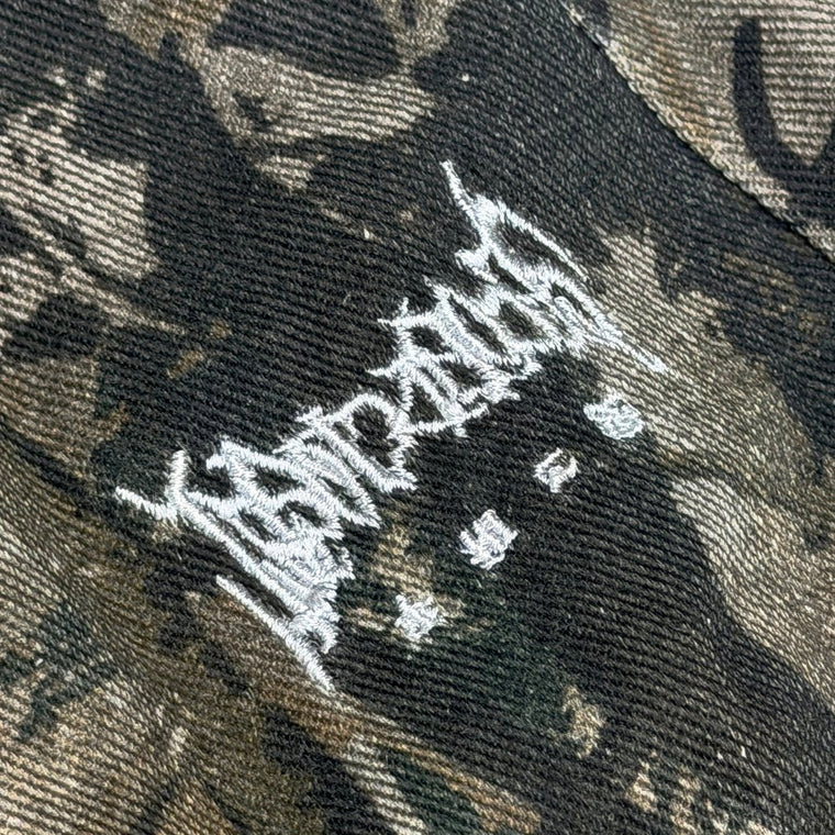 2ND CLOSET "SOCCER" LOGO FORREST CARGO SHORTS-OLIVE
