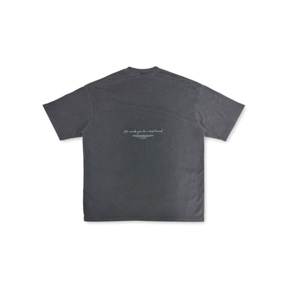 2ND CLOSET "HAPPY BIRTHDAY, CHUCKY" WASHED T-SHIRT-WASHED GREY