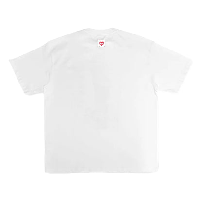 2ND CLOSET "SECOND RABBIT GIRL" CROPPED T-SHIRT-WHITE