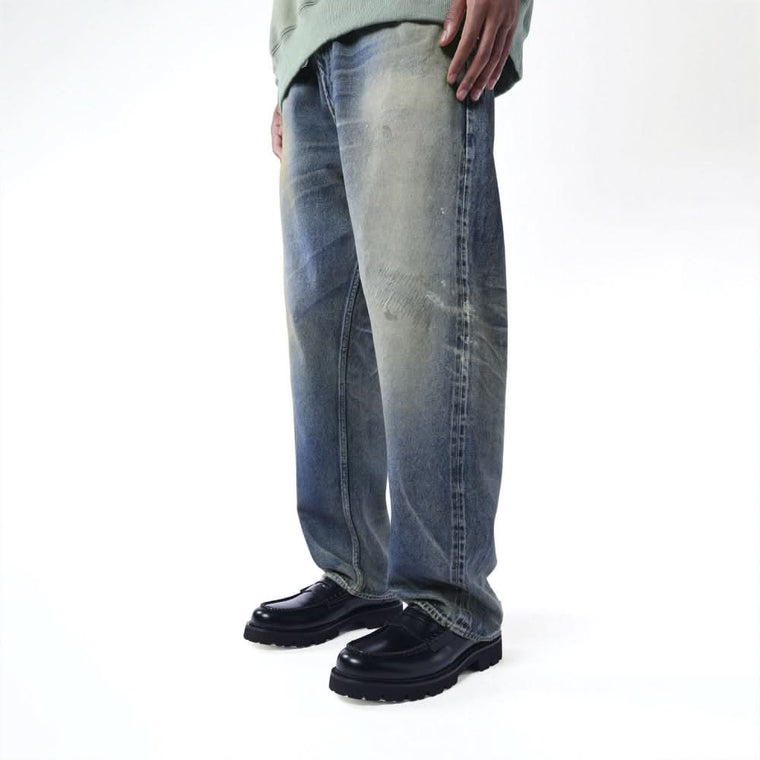 MADNESS STANDARD 5P PATINA JEANS . M2 RELAXED (MADE IN JAPAN)-INDIGO