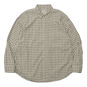 MADNESS STANDARD MINI CHECK BD SHIRT(MADE IN JAPAN)-GRAVEL