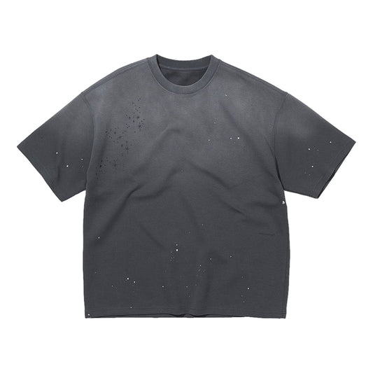 NINE POINT NINE STAR NIGHT S/S TEE-WASHED GREY
