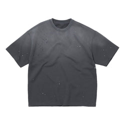 NINE POINT NINE STAR NIGHT S/S TEE-WASHED GREY