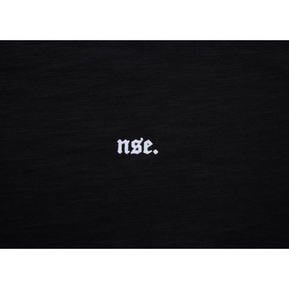 NEUTRAL SOCIETY STAY HOME RINGER TEE-BLACK