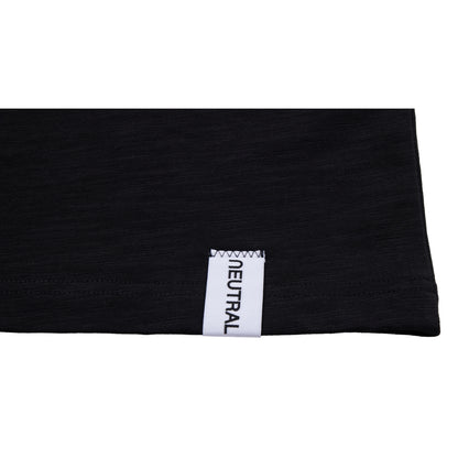 NEUTRAL SOCIETY STAY HOME RINGER TEE-BLACK