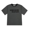 NEUTRAL SOCIETY STAY HOME RINGER TEE-DARK GREY