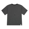 NEUTRAL SOCIETY STAY HOME RINGER TEE-DARK GREY