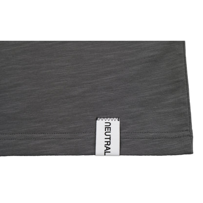 NEUTRAL SOCIETY STAY HOME RINGER TEE-DARK GREY
