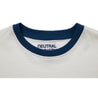 NEUTRAL SOCIETY STAY HOME RINGER TEE-WHITE