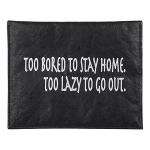 NEUTRAL SOCIETY STAY HOME TABLET SLEEVES(16”)-BLACK