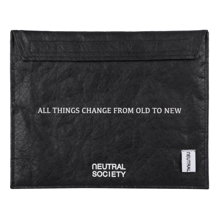 NEUTRAL SOCIETY STAY HOME TABLET SLEEVES(16”)-BLACK