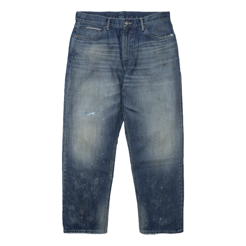 MADNESS STD WASH DENIM. M2 REGULAR PANTS-INDIGO