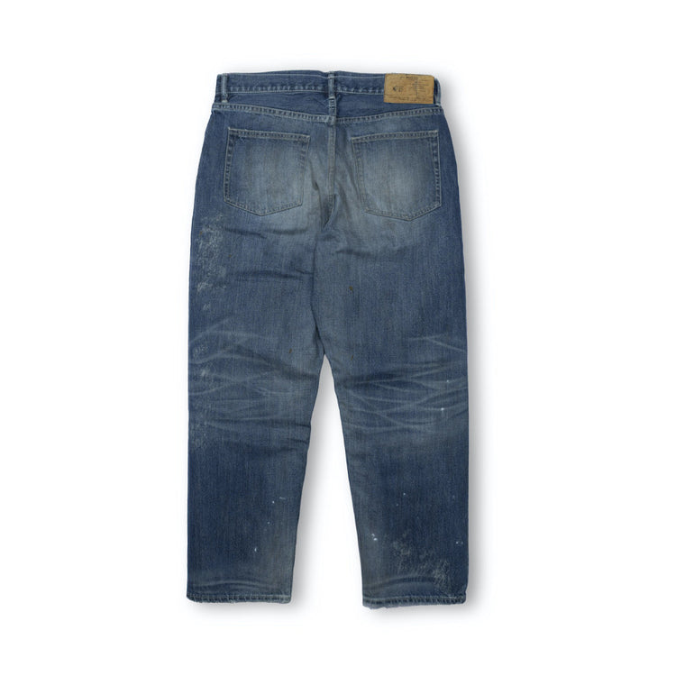 MADNESS STD WASH DENIM. M2 REGULAR PANTS-INDIGO