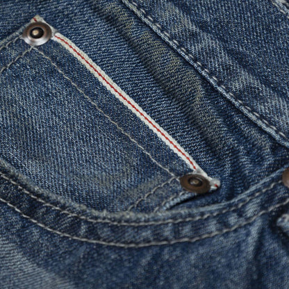 MADNESS STD WASH DENIM. M2 REGULAR PANTS-INDIGO