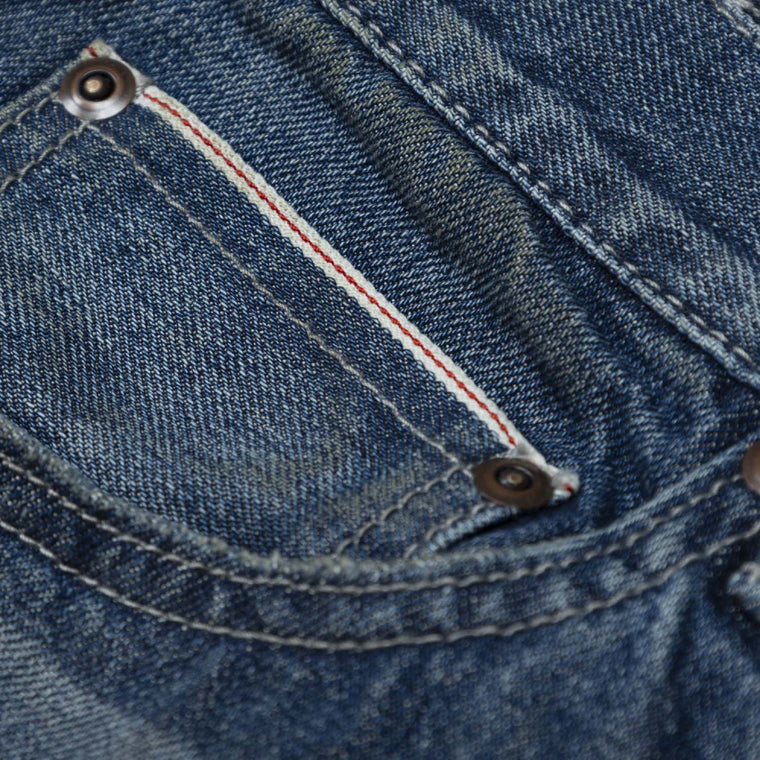 MADNESS STD WASH DENIM. M2 REGULAR PANTS-INDIGO