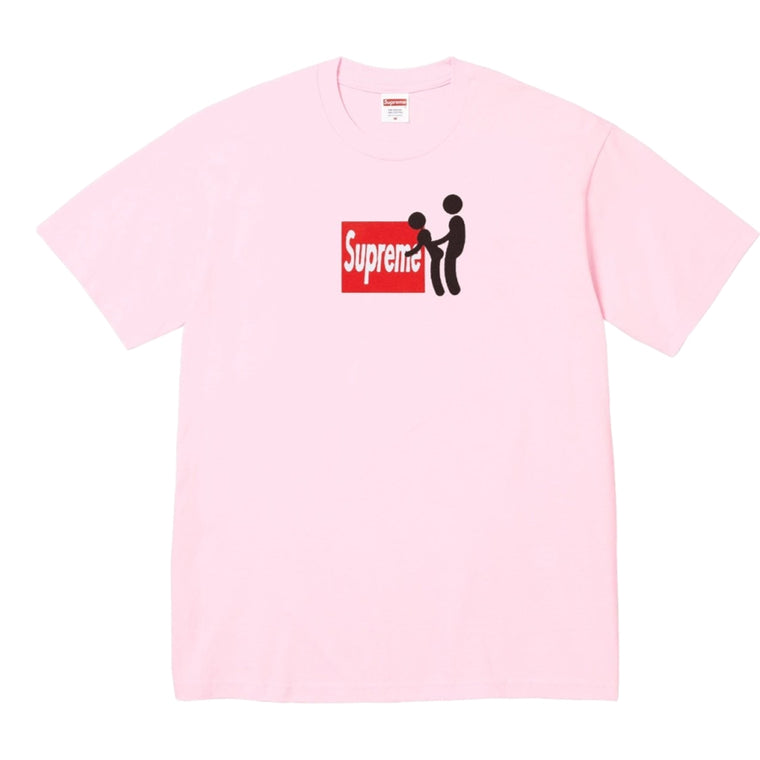 SUPREME STICK TEE-PINK