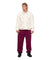 STUSSY STOCK LOGO PANT-BURGUNDY