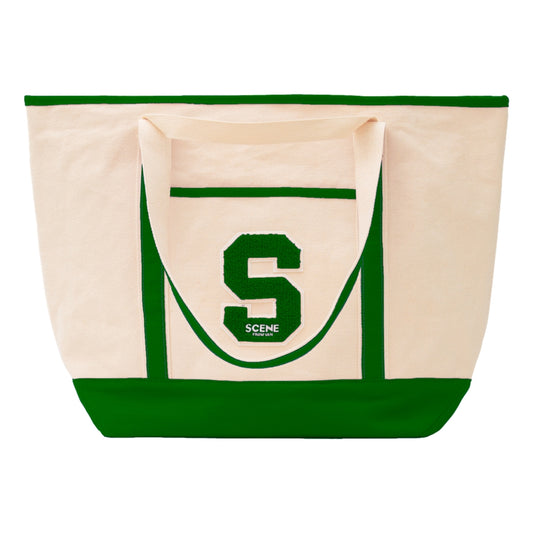 SCENE BY ICE FIRE S TOTE BAG-GREEN