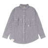 A[S]USL STRIPES FOUR POCKETS SHIRT-BLACK STRIPES