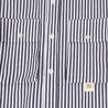 A[S]USL STRIPES FOUR POCKETS SHIRT-BLACK STRIPES