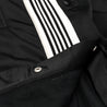 2ND CLOSET STRIPE SIDE SEAM SNAP BUTTON SHORTS-BLACK