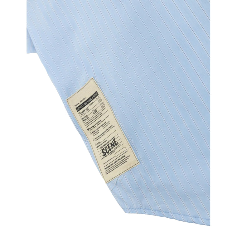 SCENE BY ICE FIRE STRIPES PATCH_SS // -BLUE/WHITE