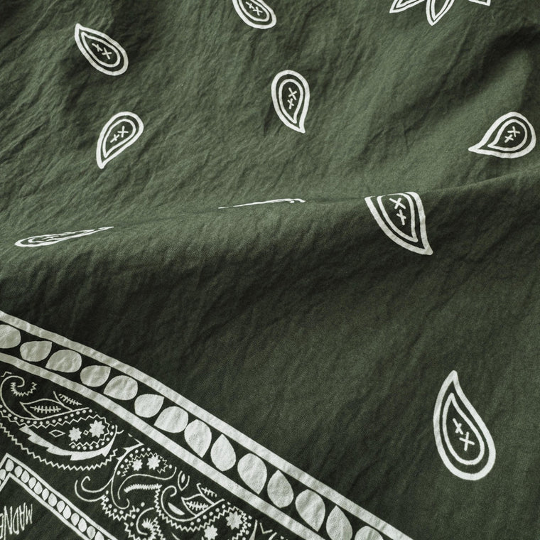 MADNESS SUMMER PAISLEY SHORTS-GREEN