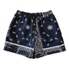 MADNESS SUMMER PAISLEY SHORTS-NAVY