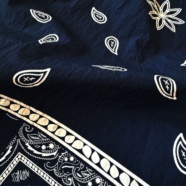 MADNESS SUMMER PAISLEY SHORTS-NAVY