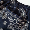 MADNESS SUMMER PAISLEY SHORTS-NAVY