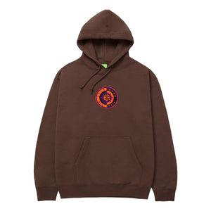HUF SUN GOD P/O HOODIE-CHOCOLATE