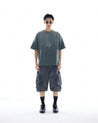 NINE POINT NINE "SUPERNOVA" S/S TEE-WASHED BLACK