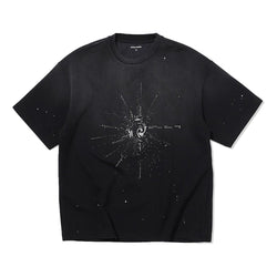 NINE POINT NINE "SUPERNOVA" S/S TEE-WASHED BLACK