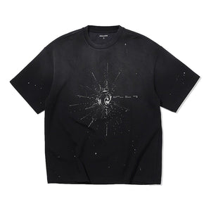 NINE POINT NINE "SUPERNOVA" S/S TEE-WASHED BLACK