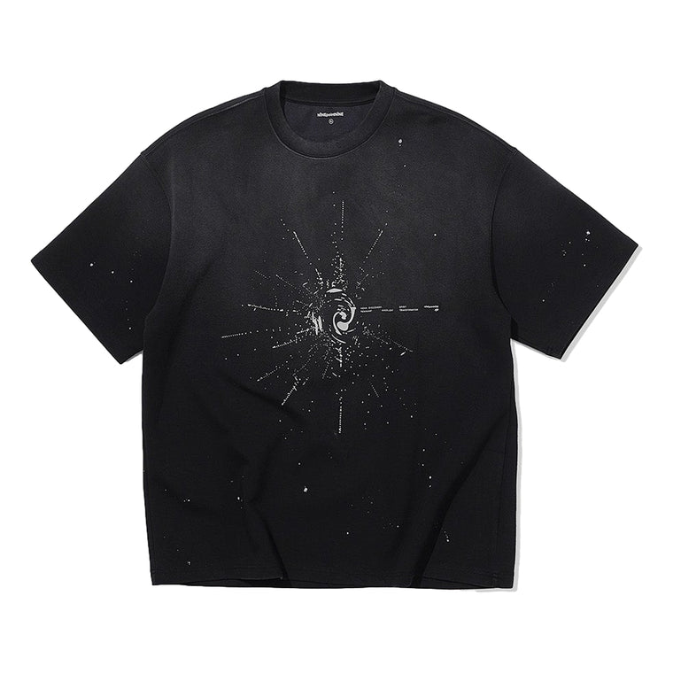 NINE POINT NINE "SUPERNOVA" S/S TEE-WASHED BLACK