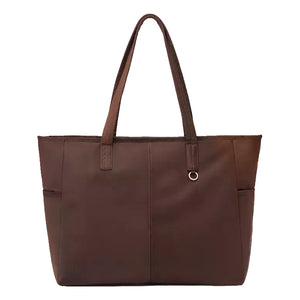 BRANDEN SAFE DAYS TOTE BAG-MOCHA BROWN