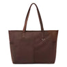 BRANDEN SAFE DAYS TOTE BAG-MOCHA BROWN