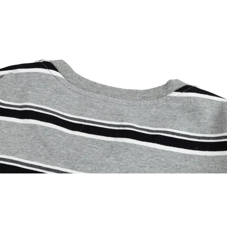 SCENE BY ICE FIRE SCENE STRIPES TEE-GREY/BLACK