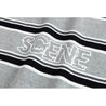 SCENE BY ICE FIRE SCENE STRIPES TEE-GREY/BLACK