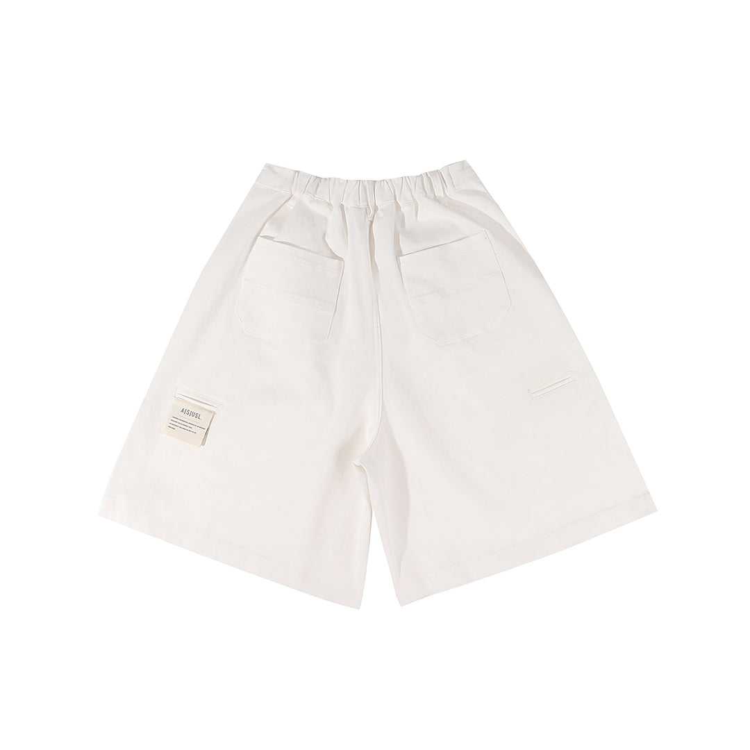 A[S]USL SIGNATURE SHORTS-WHITE
