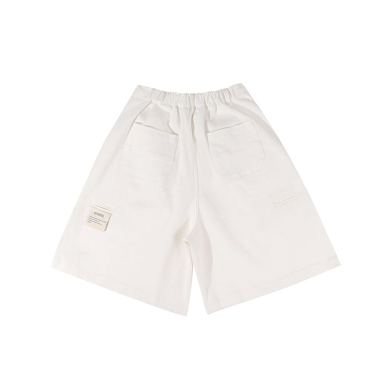 A[S]USL SIGNATURE SHORTS-WHITE