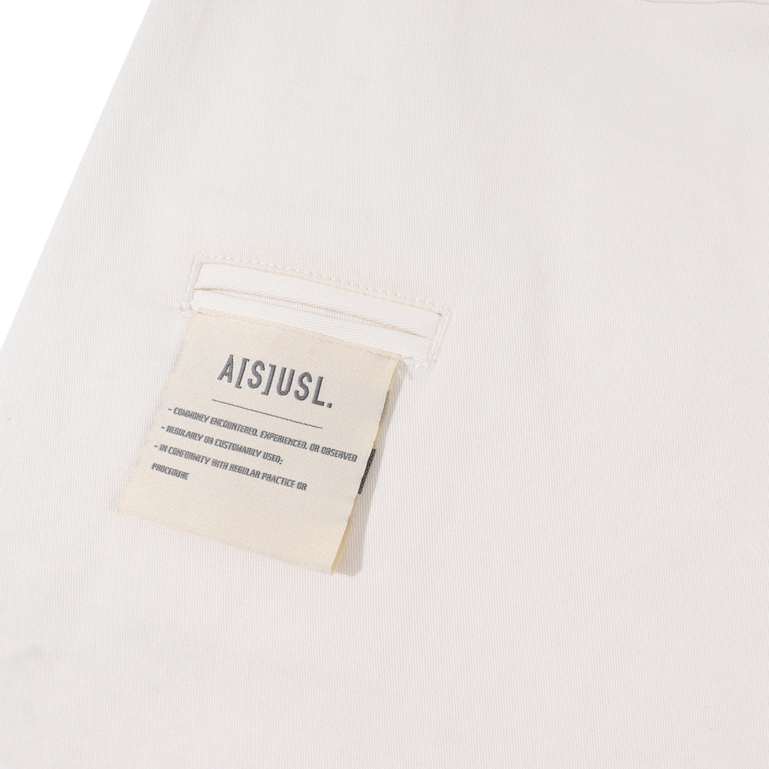 A[S]USL SIGNATURE SHORTS-WHITE