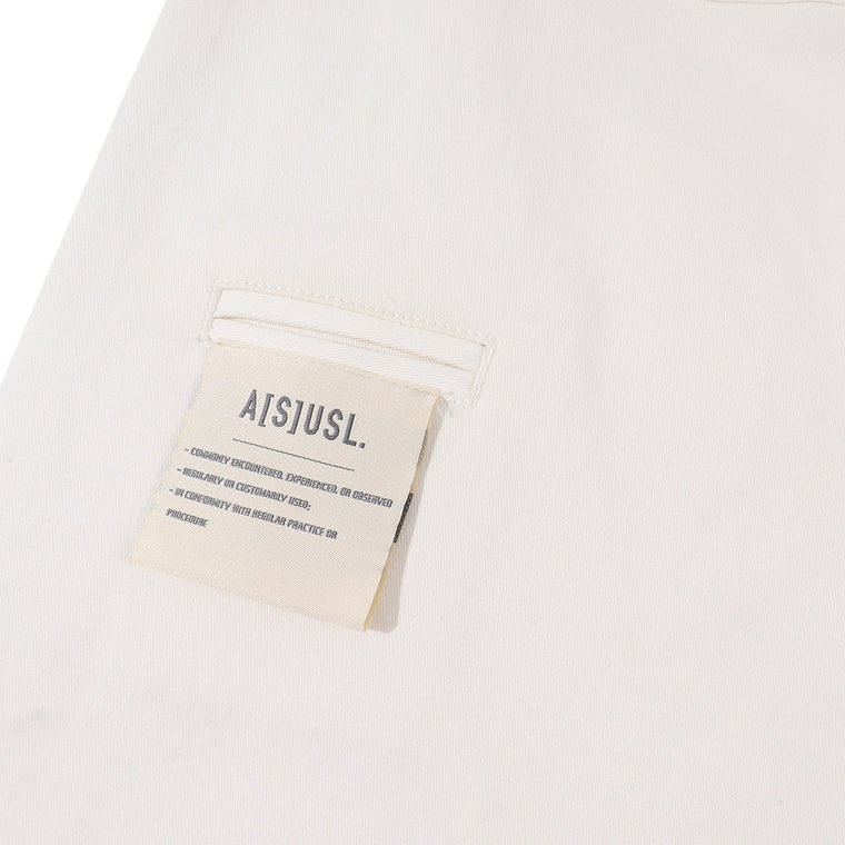A[S]USL SIGNATURE SHORTS-WHITE