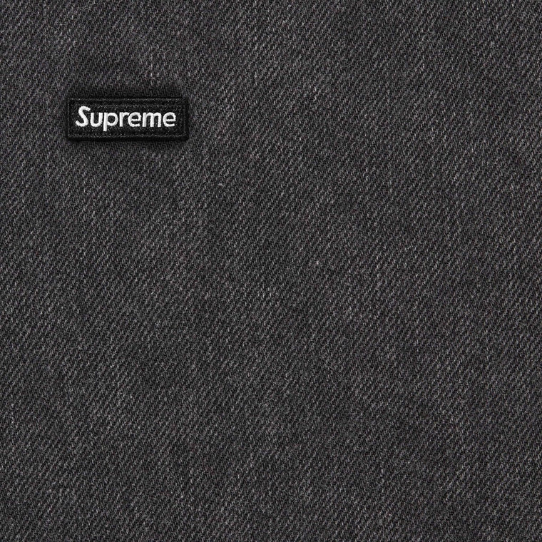 SUPREME SMALL BOX DENIM SHIRT-BLACK