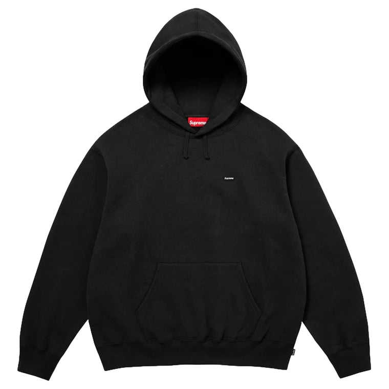 SUPREME SMALL BOX HOODED SWEATSHIRT-BLACK